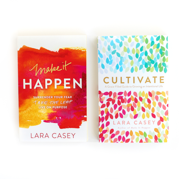 Lara Casey Cultivate Book and Make it Happen Book Bundle