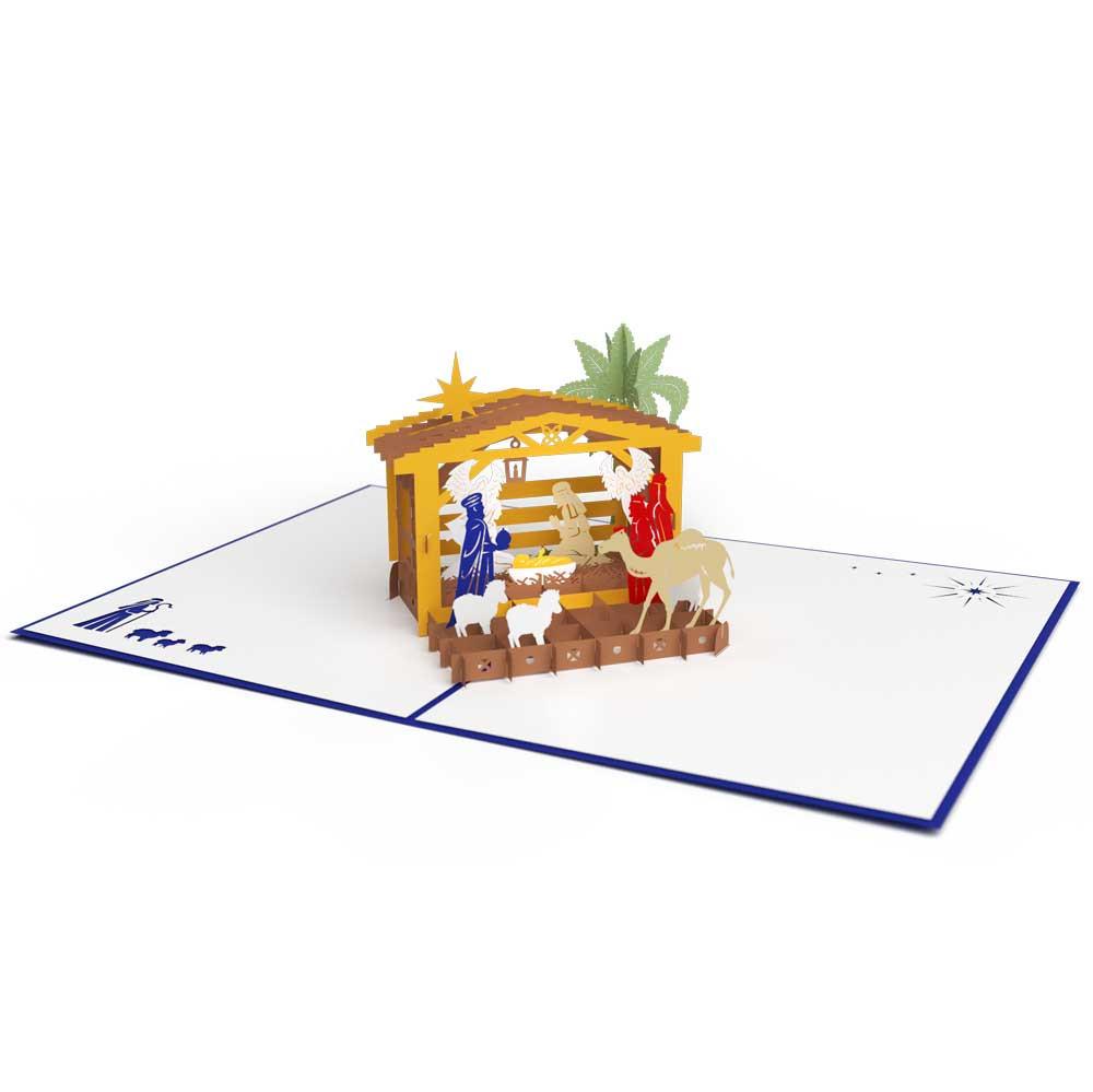 Lovepop 3D pop-up Christmas card Bethlehem