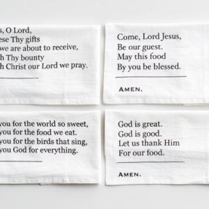 Simple Blessings - Crinkle Cotton Dinner Napkins, Set of 4 All Things Faithful DaySpring