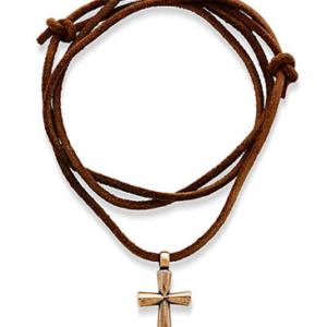 Rustic Bronze Cross Leather Necklace All Things Faithful James Avery