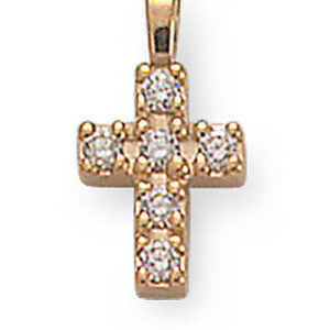 Petite Latin Cross with Diamonds All Things Faithful James Avery