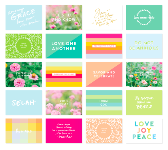 Faith Encouragement Postcard Set All Things Faithful Cultivate What Matters