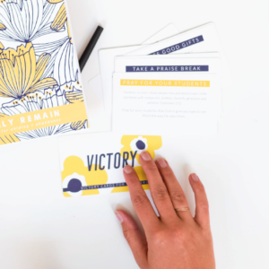 Victory Cards for Teachers All Good Things All Things Faithful