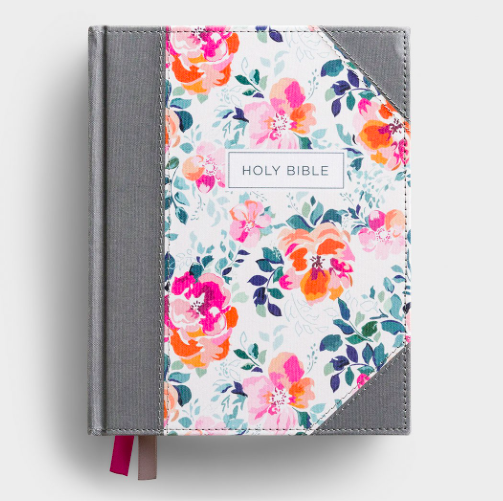 KJV Journal the Word Bible - Pink Floral DaySpring All Things Faithful