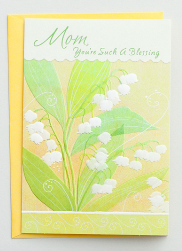 Easter - Mom - You're Such a Blessing - 1 Premium Card All Things Faithful DaySpring