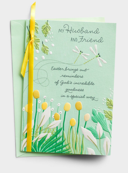 Easter - Husband and Friend - 1 Premium Card All Things Faithful DaySpring