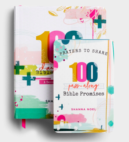 Product Shanna Noel - 100 Days of Bible Promises - Book & Prayers to Share Gift Set- AllThingsFaithful DaySpring