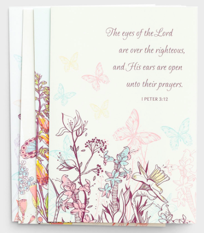 Product Praying for You - Butterflies - 12 Boxed Cards, KJV- AllThingsFaithful DaySpring