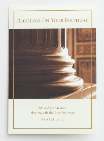 Product Birthday - Birthday Greetings - 12 Boxed Cards, KJV- AllThingsFaithful