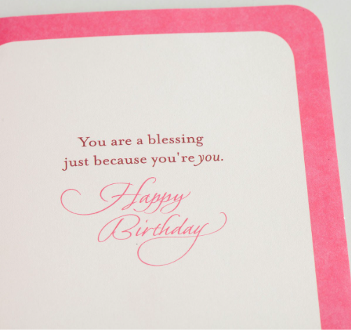Product Birthday - Mom - You Touch Our Hearts - 1 Premium Card- AllThingsFaithful