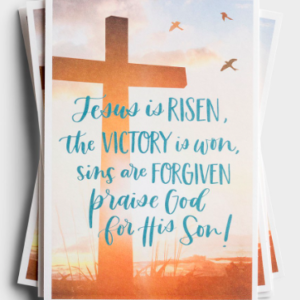 Product Easter - Risen, Victory, Forgiven - 6 Note Cards- All Things Faithful