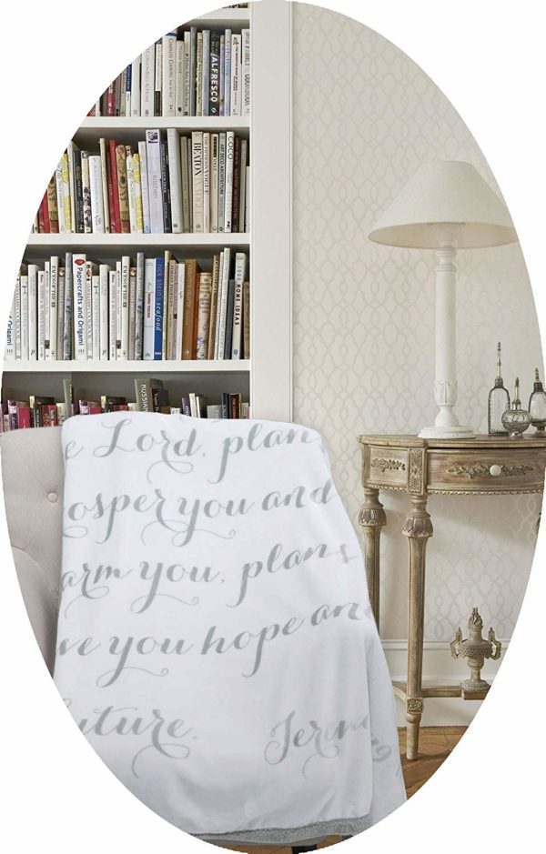 Product-Luxuriously Soft Scripture Throw Blanket | Jeremiah 29:11-AllThingsFaithful
