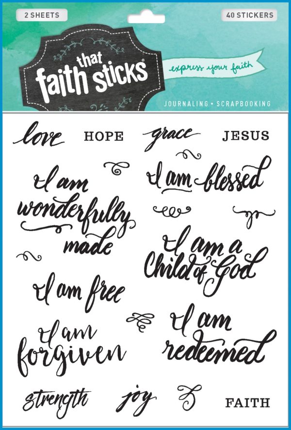 Product-Who I Am in Christ (Faith That Sticks Stickers)-AllThingsFaithful