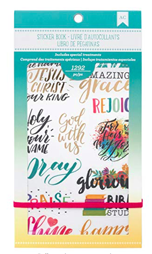 Product-American Crafts 1580 Piece Faith Sticker Books-AllThingsFaithful