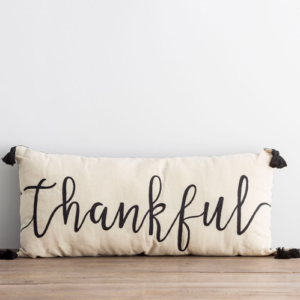 Product-Thankful Embroidered Pillow-AllThingsFaithful
