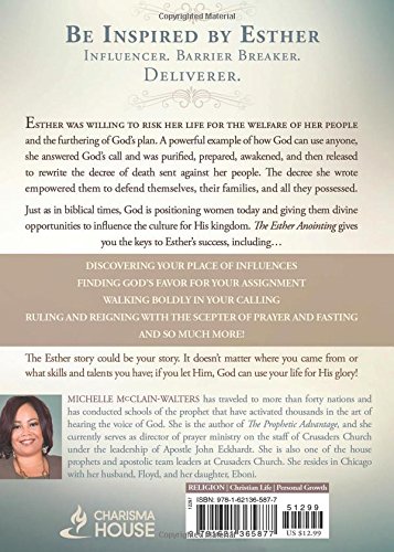 Product-Amazon-The Esther Anointing: Becoming a Woman of Prayer, Courage, and Influence by Michelle McClain-Walters-AllThingsFaithful