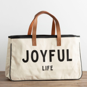 Product-Dayspring-Joyful Life - Canvas Tote Bag-AllThingsFaithful