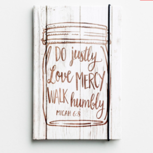 Product-DaySpringDo Justly, Love Mercy, Walk Humbly - Christian Journal- AllThingsFaithful