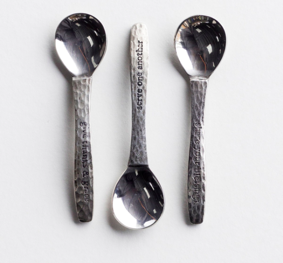 Product-DaySpring-In This Home - Dip Spoons, Set of 3-AllThingsFaithful
