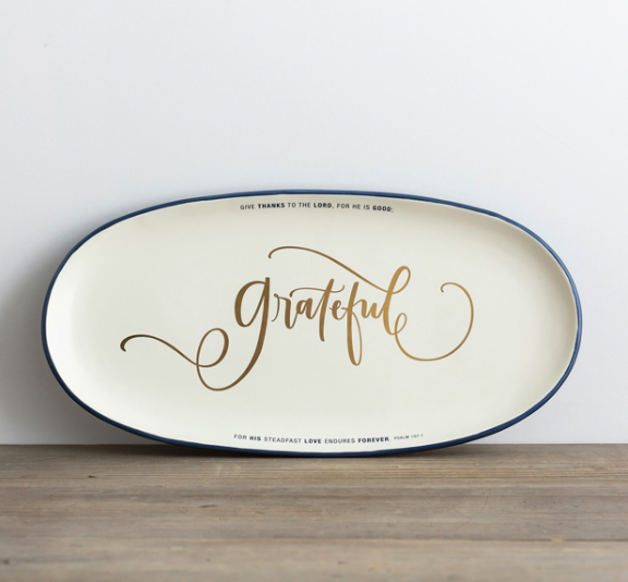 Product-DaySpring-Grateful Ceramic Platter-AllThingsFaithful