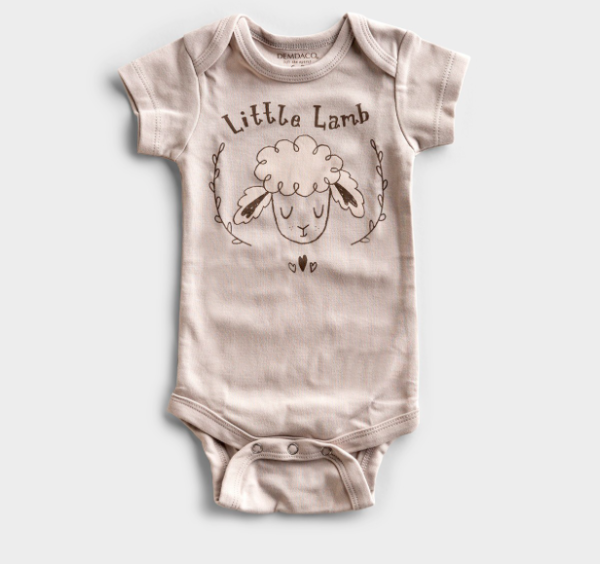 Product-DaySpring-Little Lamb - Bodysuit & Lamb Plush Gift Set-AllThingsFaithful