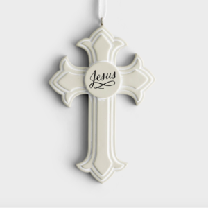 Product-DaySpring-Jesus Cross - Christmas Ornament-AllThingsFaithful