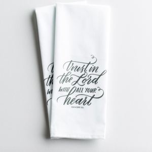 Product-DaySpring-Trust in the Lord - Tea Towel, Set of 2-AllThingsFaithful