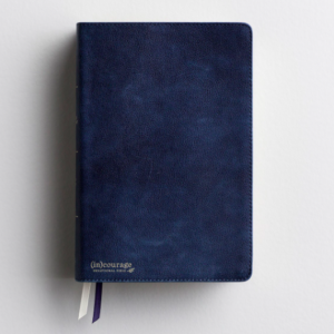 Product-DaySpring-CSB (in)courage Devotional Bible - Navy Genuine Leather-AllThingsFaithful