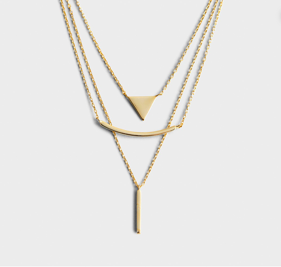 Product-DaySpring-Three. Five. Six. - Gold Necklace-AllThingsFaithful