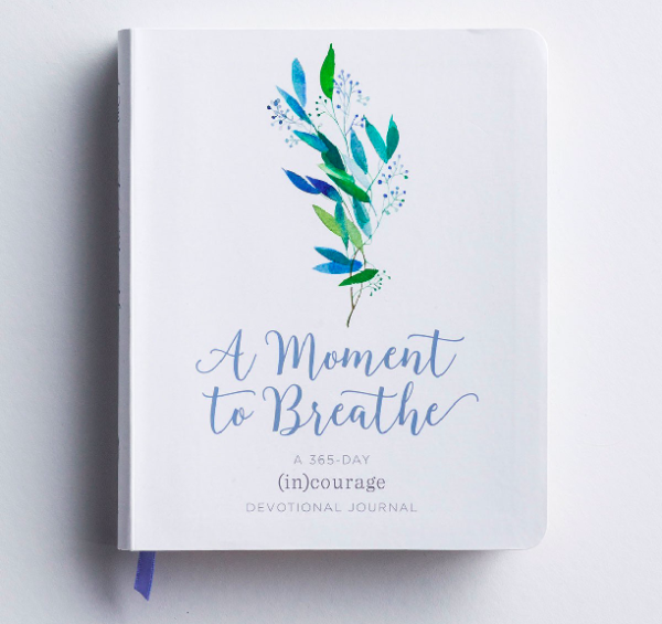 Product-DaySpring-A Moment To Breathe Journal & Tranquil Candle - Quiet Time Gift Set-AllThingsFaithful