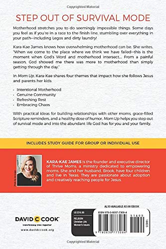 Product-Book-Mom Up: Thriving with Grace in the Chaos of Motherhood by Kara-Kae James-AllThingsFaithful