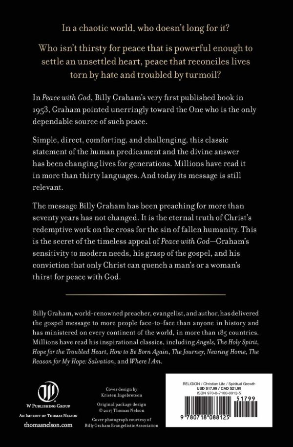 Product-Book-Peace with God: The Secret of Happiness by Billy Graham-AllThingsFaithful