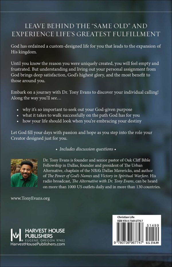 Product-Book-Discover Your Destiny: Let God Use You Like He Made You by Tony Evans-Amazon-AllThingsFaithful