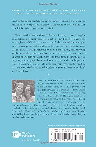 Product-Book-Sent: Living a Life That Invites Others to Jesus by Heather Holleman and Ashley Holleman-Amazon-AllThingsFaithful