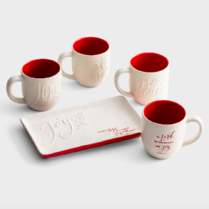 Product-Christmas Joy - Platter and Mug Set-DaySpring-AllThingsFaithful