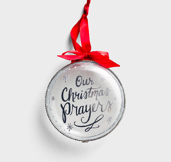 Product-Our Christmas Prayers - Hinged Ornament-DaySpring-AllThingsFaithful