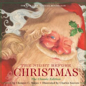 Product-Book-The Night Before Christmas Hardcover: The Classic Edition, The New York Times Bestseller by Clement Moore and Charles Santore-Amaon-AllThingsFaithful