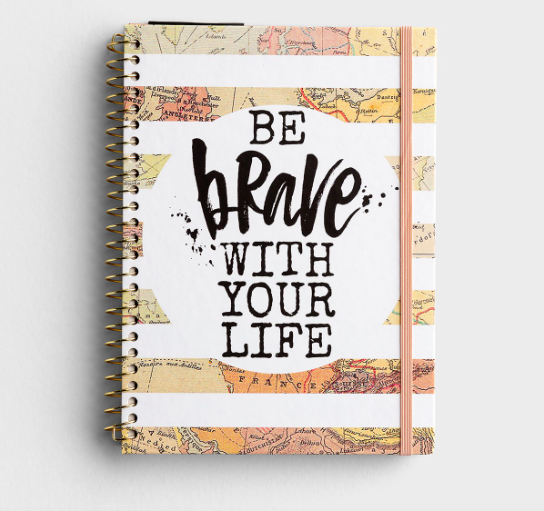 Product-Katygirl - Be Brave With Your Life - Undated 12 Month Weekly Monthly Planner-DaySpring-AllThingsFaithful