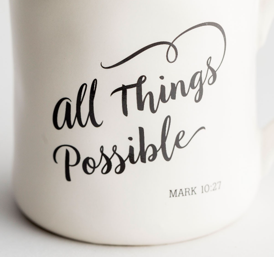 Product-All Things Possible - Mug and Journal Gift Set-DaySpring-AllThingsFaithful