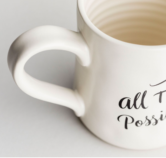 Product-All Things Possible - Mug and Journal Gift Set-DaySpring-AllThingsFaithful
