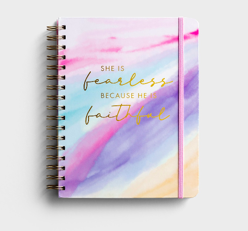 Product-Journal-She Is Fearless Because He Is Faithful - Prayer Journal-DaySpring-AllThingsFaithful