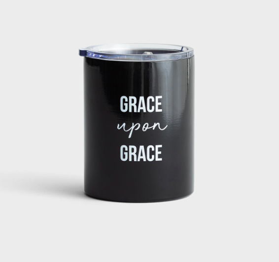 Product-Tumbler-Stainless Steel Coffee Tumbler 12oz - Grace Upon Grace-DaySpring-AllThingsFaithful