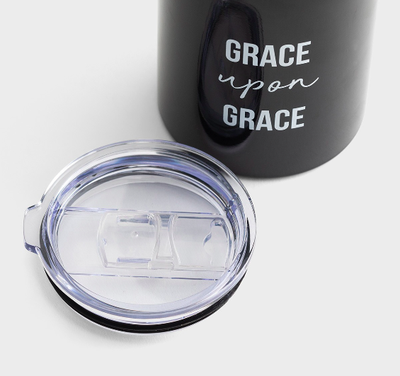 Product-Tumbler-Stainless Steel Coffee Tumbler 12oz - Grace Upon Grace-DaySpring-AllThingsFaithful