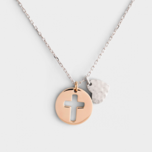 Product-Necklace-You. Are. Loved. - Heart & Cross Necklace-DaySpring-AllThingsFaithful