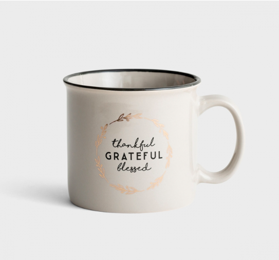 Product-Mug-Thankful, Grateful, Blessed - Ceramic Mug-DaySpring-AllThingsFaithful