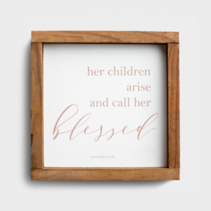 Product-Frame-Her Children Arise - Framed Wall Board-DaySpring-AllThingsFaithful