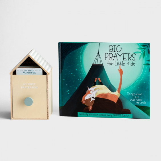 Product-Book-Big Prayers for Little Kids - Book and Prayer Box Gift Set-DaySpring-AllThingsFaithful