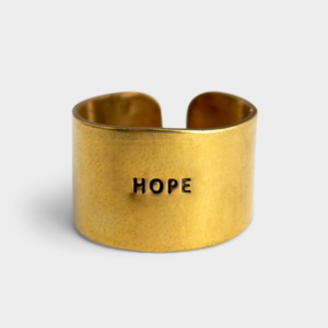 Product-Ring-Hope - Brass Stamped Ring-DaySpring-AllThingsFaithful